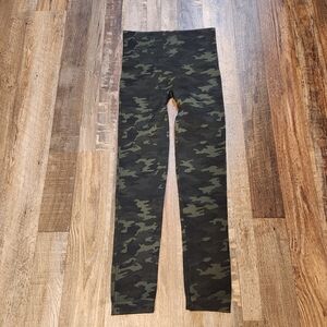 Spanx Green Camo Leggings